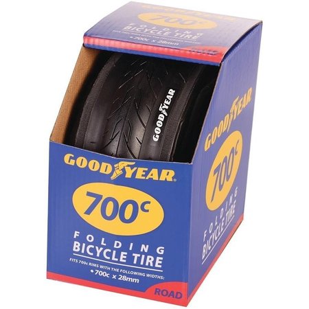 KENT 91064 Road Tire, Folding, Black, For 700c x 28 mm Rim 91134